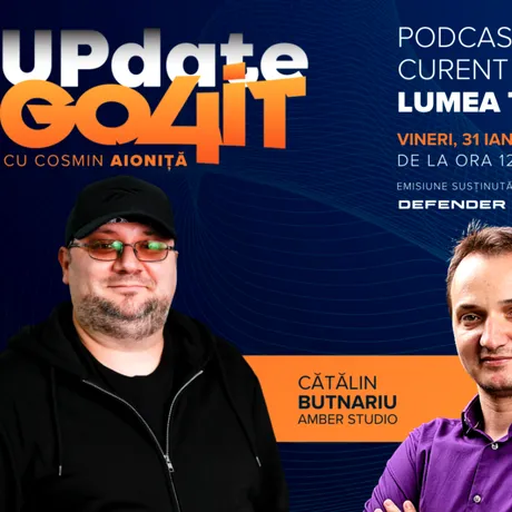 „Update Go4it” #11 cu Cătălin Butnariu – Gaming, DeepSeek și tendințele tech din 2025