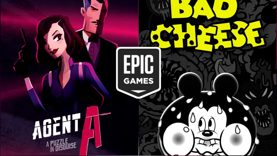 Agent A și Bad Cheese, jocuri gratuite oferite de Epic Games Store