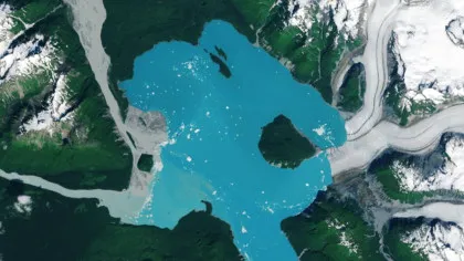 Imagini de la NASA dezvăluie ce rămâne în urma ghețarilor care se topesc în Alaska
