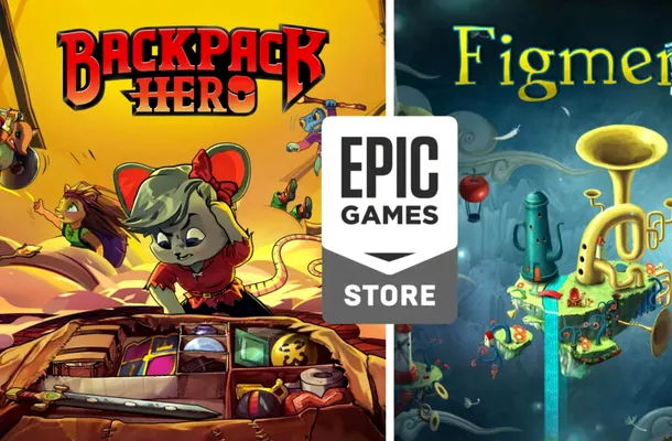 Backpack Hero și Figment, jocuri gratuite oferite de Epic Games Store