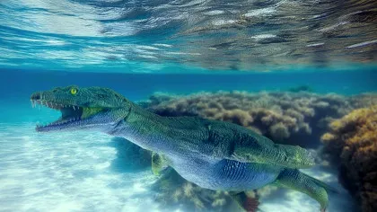 Primul Lariosaurus cu piele conservată este unul dintre cei mai compleți monștri marini găsiți vreodată
