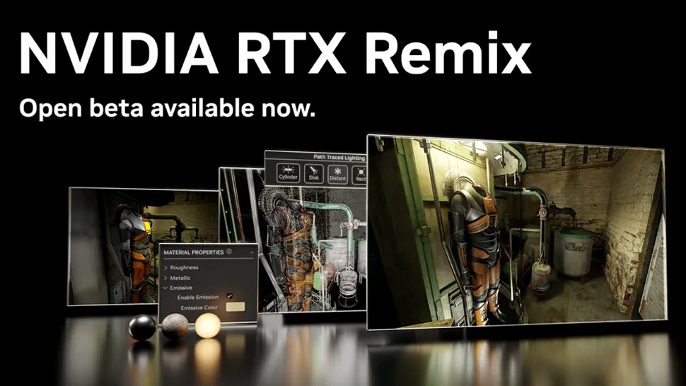 NVIDIA RTX Remix Open Beta, unealta de remasterizare a jocurilor clasice, este disponibilă acum în mod gratuit