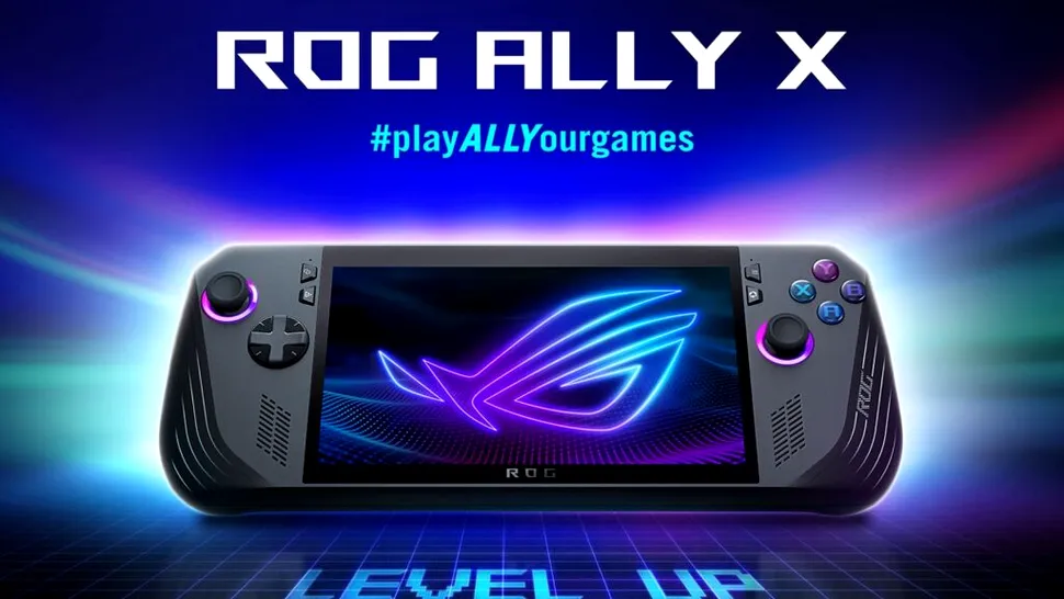 Consola portabilă ASUS ROG Ally X, disponibilă acum în România