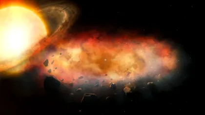 Ce ar putea ascunde un „nor metalic” gigantic dintr-un sistem stelar apropiat?