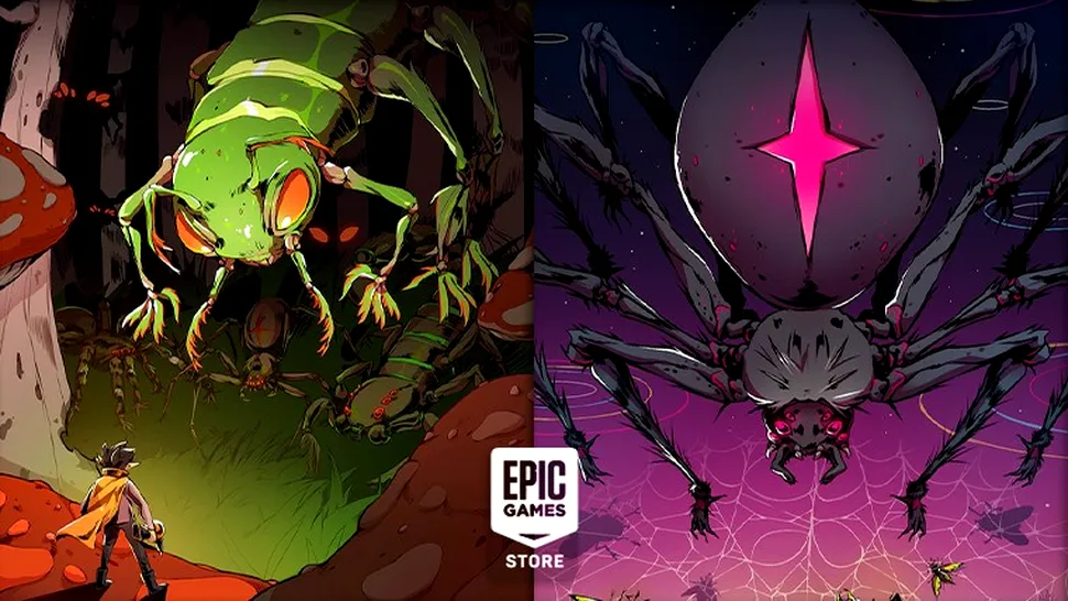 Black Widow: Recharged și Centipede: Recharged, jocuri gratuite oferite de Epic Games Store