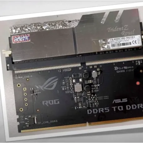 Asus dezvoltă un adaptor de memorii RAM de la DDR4 la DDR5