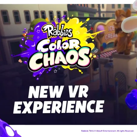 Cu ocazia Zilei Copilului, familiile intră în bătălii cu vopsea în noul joc VR Rabbids: Color Chaos la EVA București