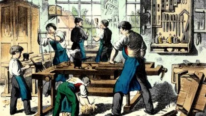 Înfiinţarea primului sindicat din România: al tâmplarilor