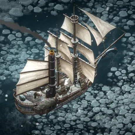 În The Pale Beyond trebuie să supraviețuiești după ce nava ți-a fost prinsă de ghețuri