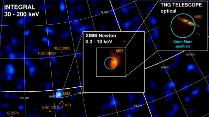 Astronomii au detectat un semnal ciudat de la o galaxie din apropiere