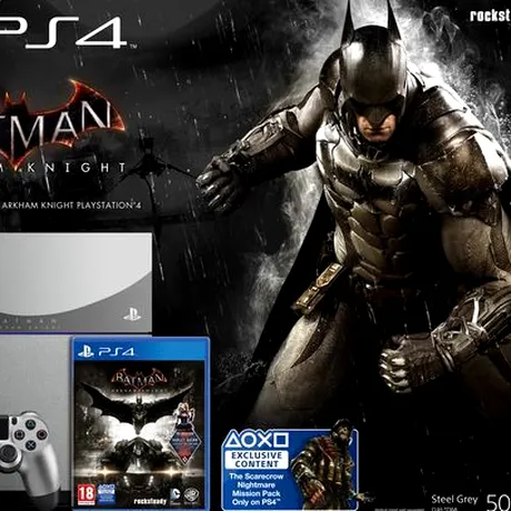 Batman: Arkham Knight va însoţi o ediţie specială a consolei PS4