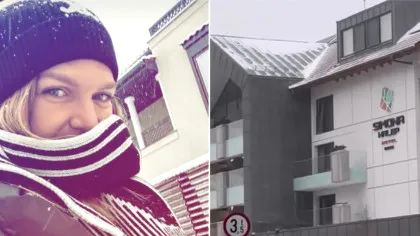 Ce au făcut angajații hotelului Simonei Halep când a început să ningă viscolit în Poiana Brașov, chiar înainte de startul sejurului de Revelion