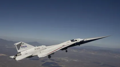 Pasul decisiv pentru aviația supersonică: NASA X-59 se pregătește să depășească viteza sunetului
