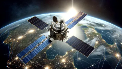 Un satelit din constelaţia Starlink, aparţinând SpaceX, s-a desprins de pe orbită şi va cădea pe Pământ