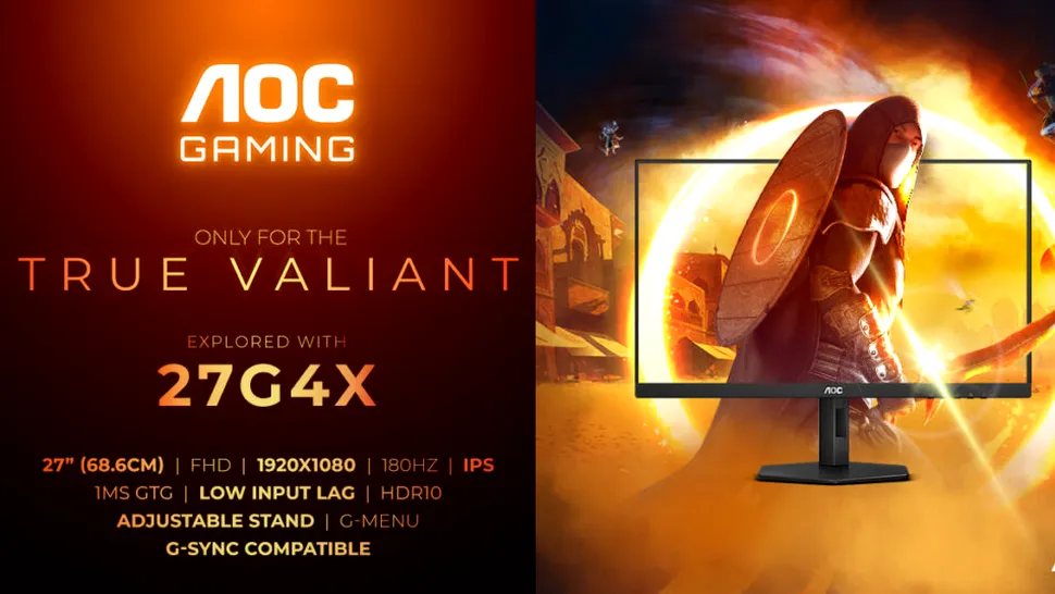 AOC lansează noile monitoare de gaming 24G4X și 27G4X