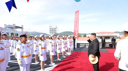 Coreea de Nord a relansat distrugătorul avariat. Anunțul făcut de Kim Jong Un