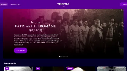 Trinitas Film, prima platformă de streaming dedicată exclusiv conținutului creștin-ortodox, lansată oficial