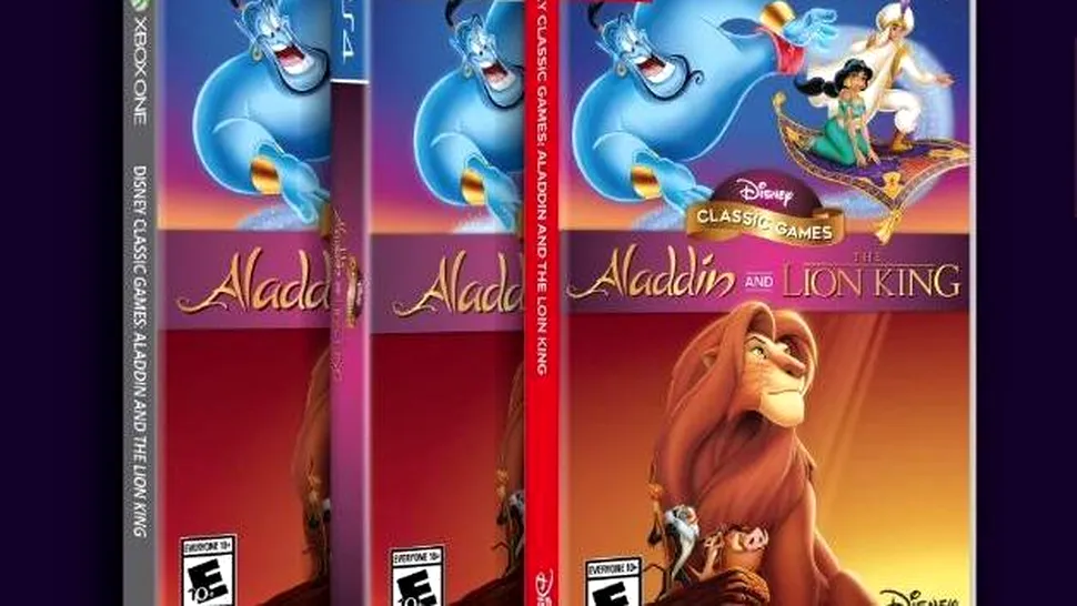 Jocurile Aladdin şi The Lion King revin în ediţii remasterizate