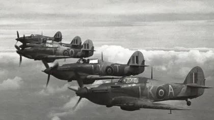 Confruntarea avioanelor de vânătoare în Bătălia Angliei