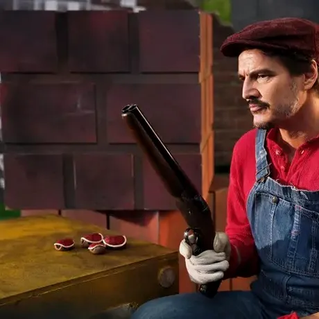 Parodie Mario Kart alături de Pedro Pascal, starul din serialul The Last of Us
