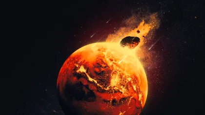 Ce ar putea fi zeci de bulgări misterioși din interiorul planetei Marte?