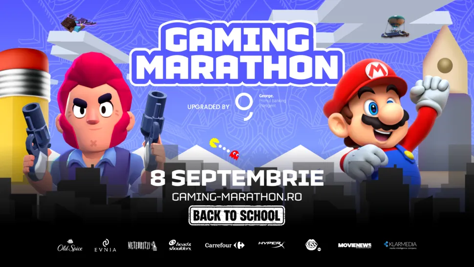 Gaming Marathon, primul event local de gaming din această toamnă, are loc duminică, 8 septembrie