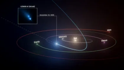 Printr-un „noroc incredibil”, Telescopul Hubble a surprins o cometă în timp ce se dezintegra