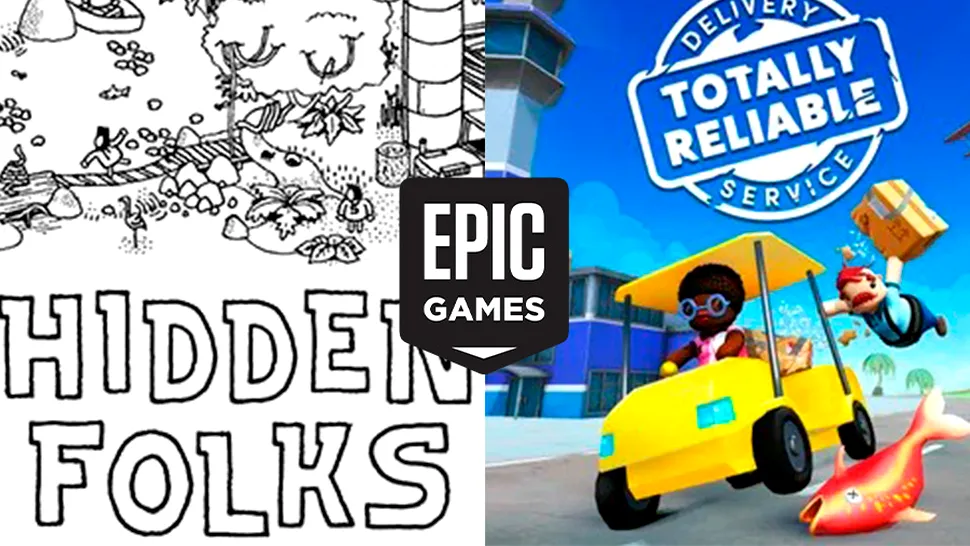 Hidden Folks și Totally Reliable Delivery Service, jocuri gratuite oferite de Epic Games Store