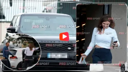 Simona Halep, imaginile momentului cu Dorin Mateiu. Momente de tandrețe în mașină între campioană și milionarul cu 24 de ani mai în vârstă