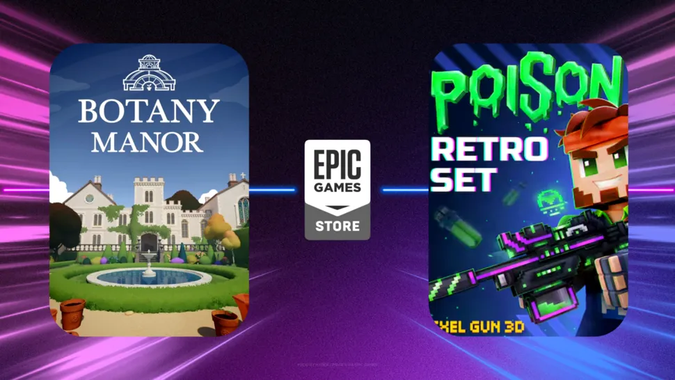 Botany Manor și Poison Retro Set, jocuri gratuite oferite de Epic Games Store