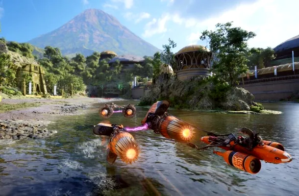 Video: 12 minute de gameplay 4K din Star Wars: Galactic Racer