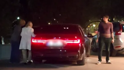 Imaginile durerii cu soția lui Mircea Lucescu, la spital, după ce a aflat de moartea legendarului antrenor