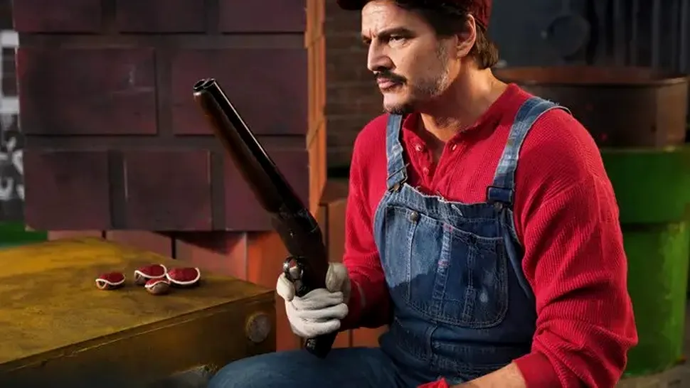 Parodie Mario Kart alături de Pedro Pascal, starul din serialul The Last of Us