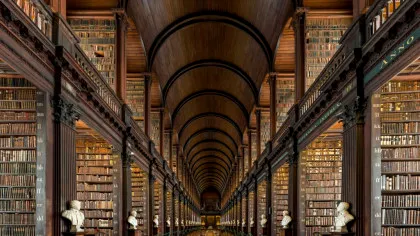 700.000 de cărți în exil temporar. Biblioteca Trinity College începe restaurarea istorică
