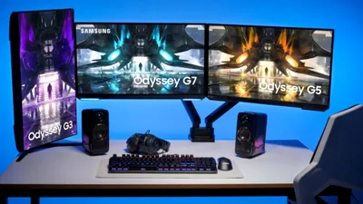 Samsung a lansat noi monitoare de gaming Odyssey, cu ecrane plate