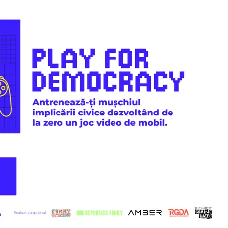 Play for Democracy cheamă tinerii să dezvolte un joc video care să inspire tânăra generație să iasă la vot în 2024