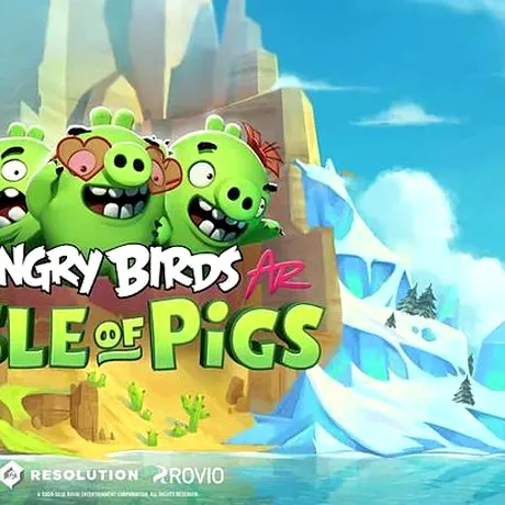 Angry Birds AR: Isle of Pigs soseşte pe iPhone şi iPad