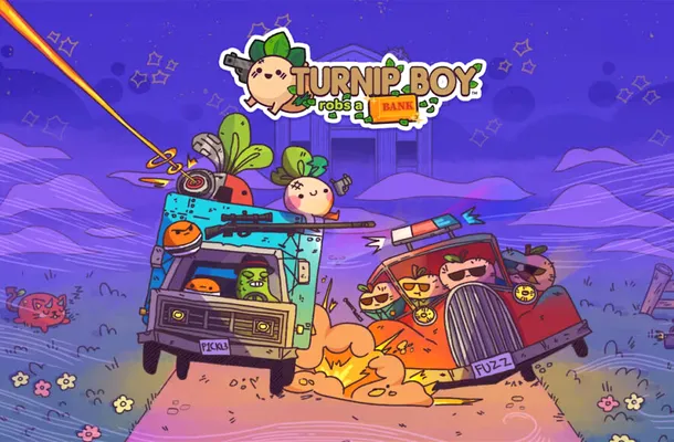 Turnip Boy Robs a Bank, joc gratuit oferit de Epic Games Store