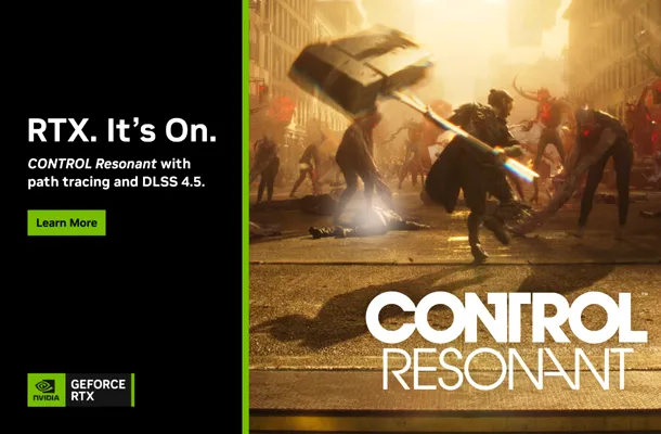 Control Resonant se lansează cu Path Tracing și DLSS 4.5. Ce alte jocuri cu suport RTX urmează să apară