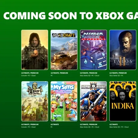 Ce jocuri noi sosesc în abonamentele Game Pass pentru Xbox și PC
