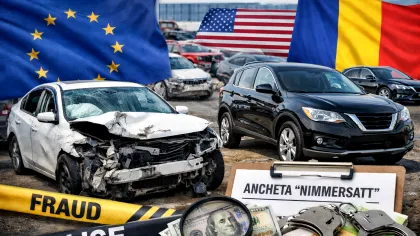 Mii de mașini grav avariate din SUA, reparate superficial și vândute în UE / România, printre țările vizate de ancheta „Nimmersatt”