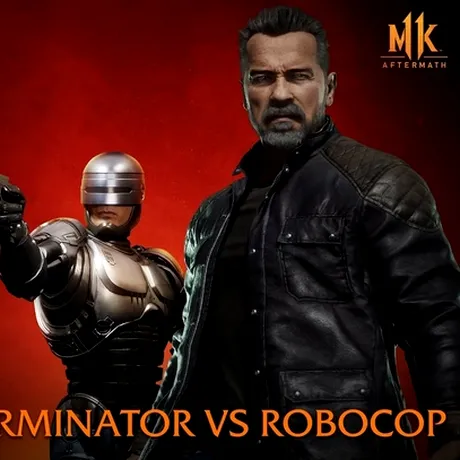 Cine ar câştiga o luptă dintre Terminator şi RoboCop? Iată cum va arăta confruntarea în Mortal Kombat 11