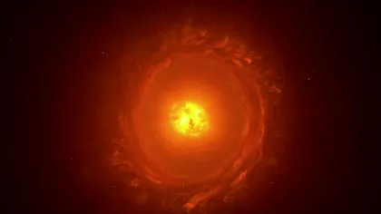 Transformare rară, surprinsă de astronomi: O stea uriașă se apropie de colaps