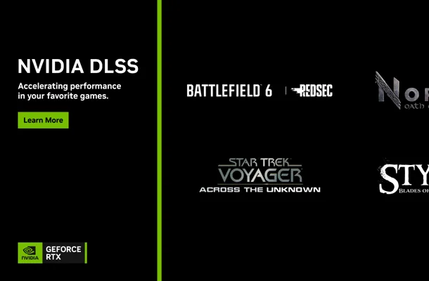 Styx: Blades of Greed, Star Trek: Voyager și Battlefield 6 Season 2 se lansează cu suport DLSS 4 cu Multi Frame Generation