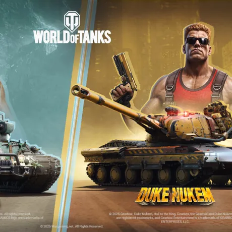 Două legende ale jocurilor, Lara Croft și Duke Nukem, se alătură World of Tanks într-un Battle Pass special