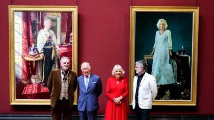 A fost dezvăluit portretul oficial al încoronării regelui Charles al Marii Britanii