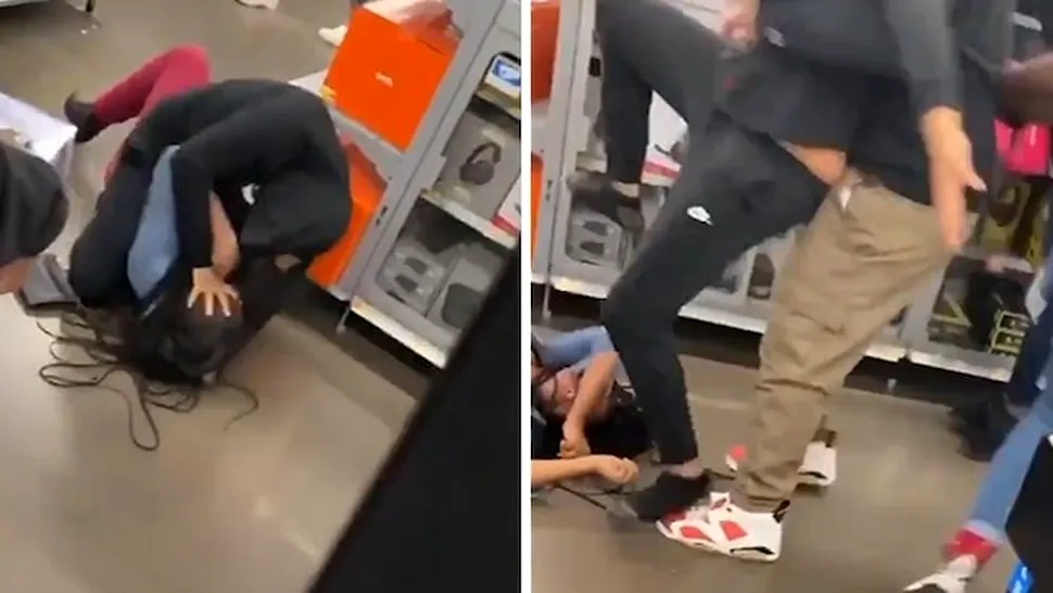 VIDEO: Două femei s-au bătut într-un supermarket pentru o consolă PS5