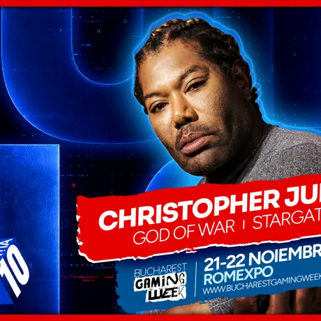 Christopher Judge, actorul care îl interpretează pe Kratos în celebra serie God of War, vine la Bucharest Gaming Week