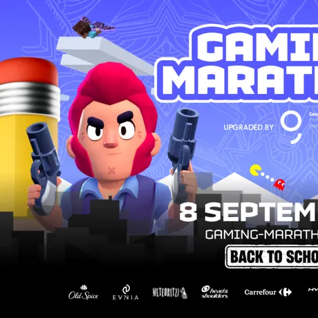 Gaming Marathon, primul event local de gaming din această toamnă, are loc duminică, 8 septembrie