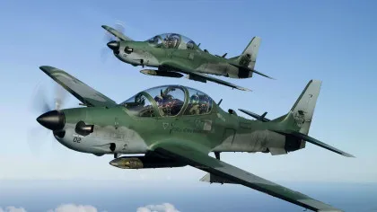 Prima țară europeană și din NATO care primește avioane cu elice A-29N Super Tucano / Aeronavele braziliene, promovate ca soluții accesibile anti-dronă